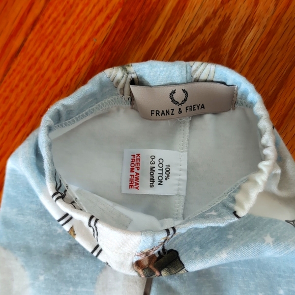 NWOT Franz & Freya 0-3 months leggings - Picture 2 of 2